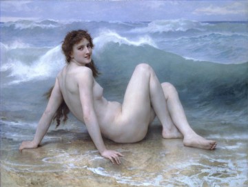  nude - La vague William Adolphe Bouguereau nude